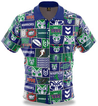 New Zealand Warriors NRL Mens Pop Art Shirt