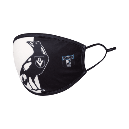 Collingwood Magpies AFL Heritage Face Mask 2 Pack