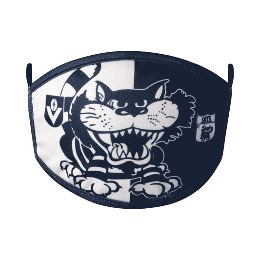Geelong Cats AFL Heritage Face Mask 2 Pack