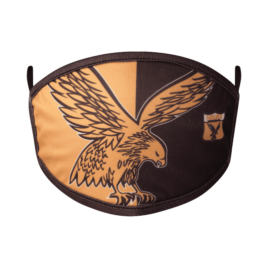 Hawthorn Hawks AFL Heritage Face Mask 2 Pack