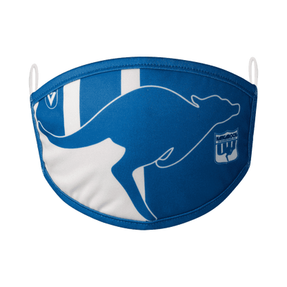 North Melbourne Kangaroos AFL Heritage Face Mask 2 Pack