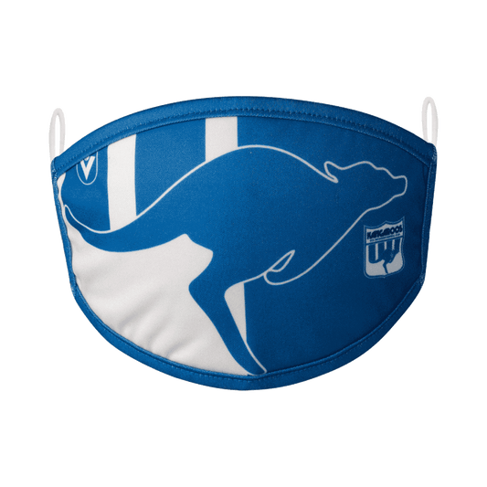 North Melbourne Kangaroos AFL Heritage Face Mask 2 Pack