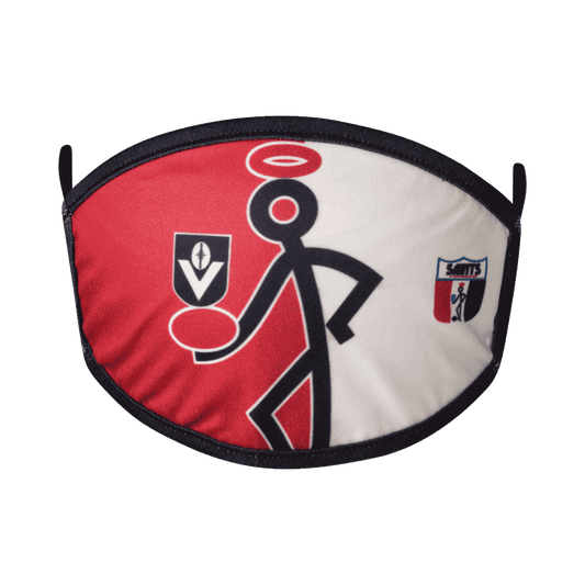 St Kilda Saints AFL Heritage Face Mask 2 Pack