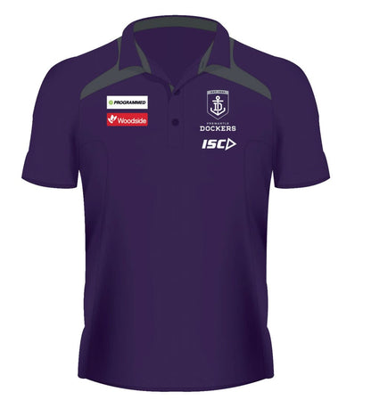 Fremantle Dockers AFL Mens Media Polo Shirt