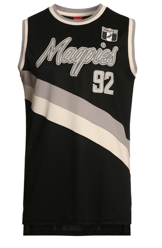 Collingwood Magpies AFL Throwback Singlet