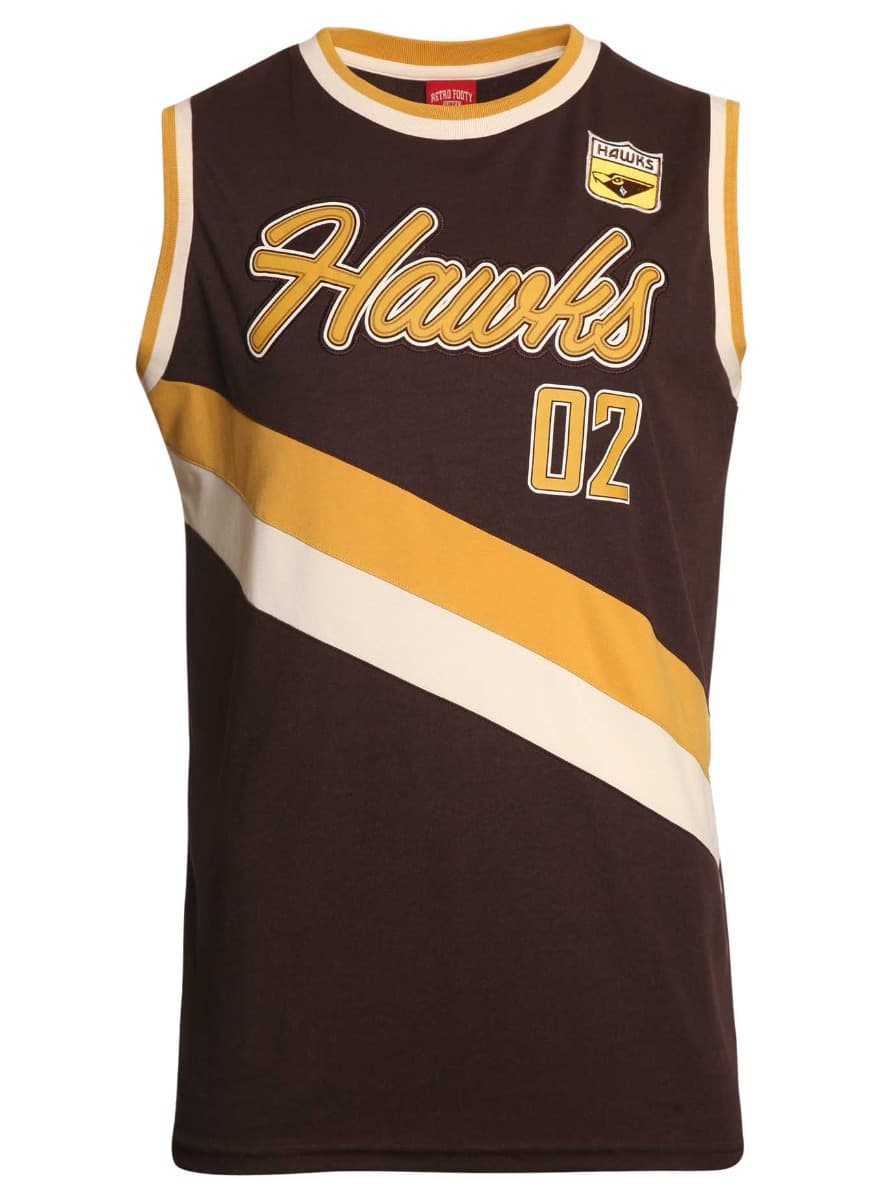 Hawthorn Hawks AFL Throwback Singlet