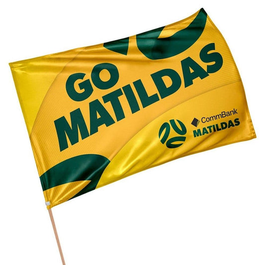 Australian Matildas FIFA World Cup Football Gameday Flag - NO STICK