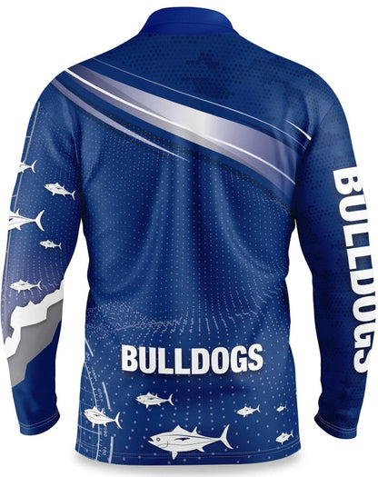 Canterbury Bulldogs NRL Mens 'Fishfinder' Fishing Shirt