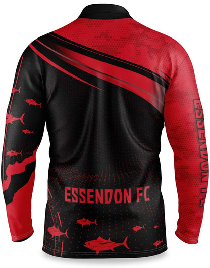 Essendon Bombers AFL Mens Fishing 'Fishfinder' Shirt