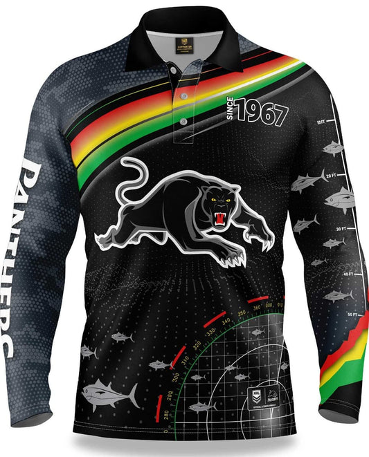 Penrith Panthers NRL Mens 'Fishfinder' Fishing Shirt