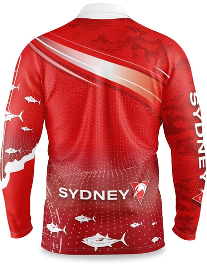 Sydney Swans AFL Mens Fishing 'Fishfinder' Shirt