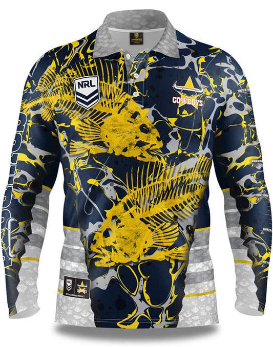 North Queensland Cowboys NRL Fishing Shirt