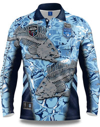 NSW Blues NRL State of Origin Fishing Shirt