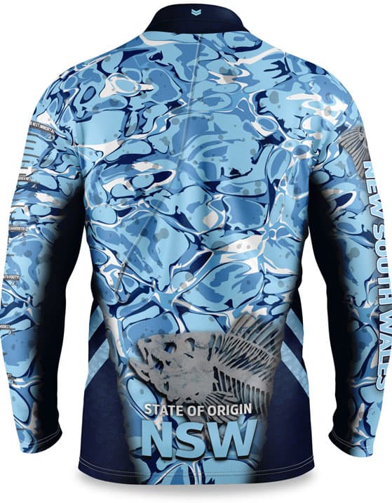 NSW Blues NRL State of Origin Fishing Shirt