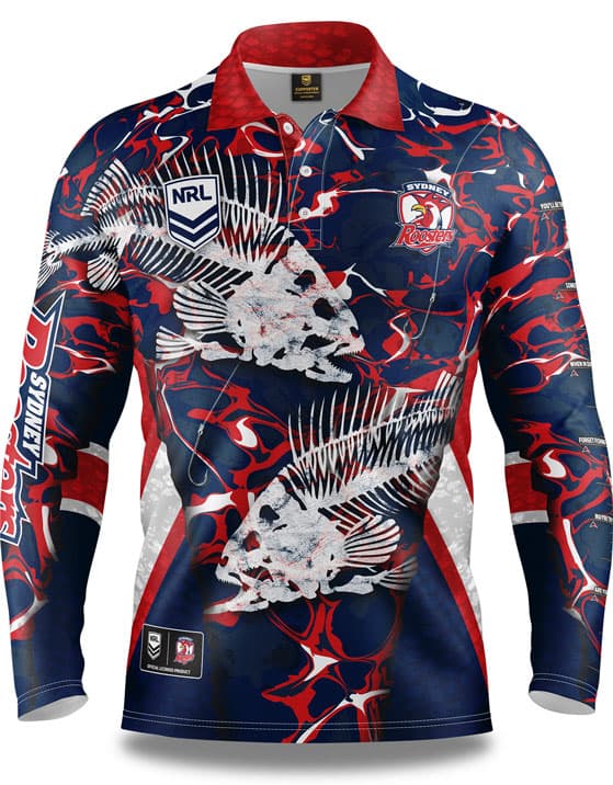 Sydney Roosters NRL Fishing Shirt