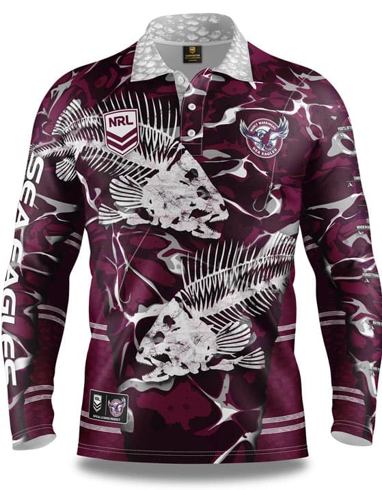 Manly Sea Eagles NRL Fishing Shirt