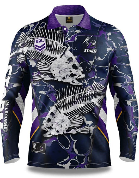 Melbourne Storm NRL Fishing Shirt