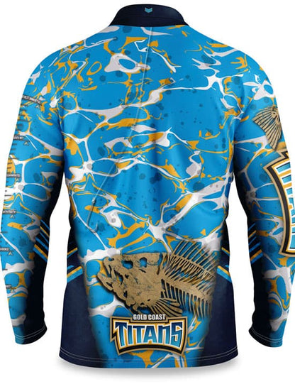Gold Coast Titans NRL Mens Fishing Shirt