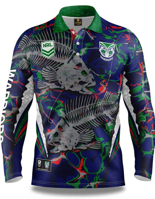 New Zealand Warriors NRL Fishing Shirt