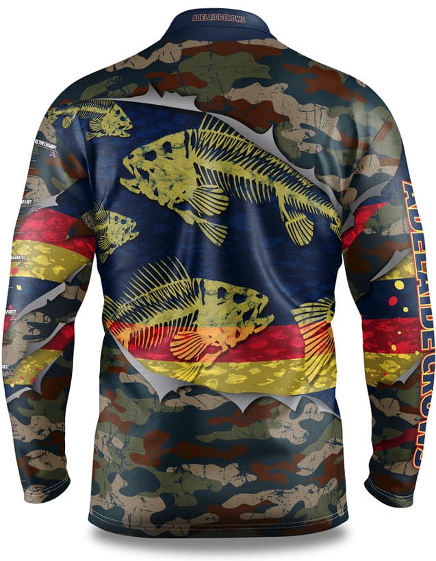 Adelaide Crows AFL Fishing 'Skeletor' Shirt