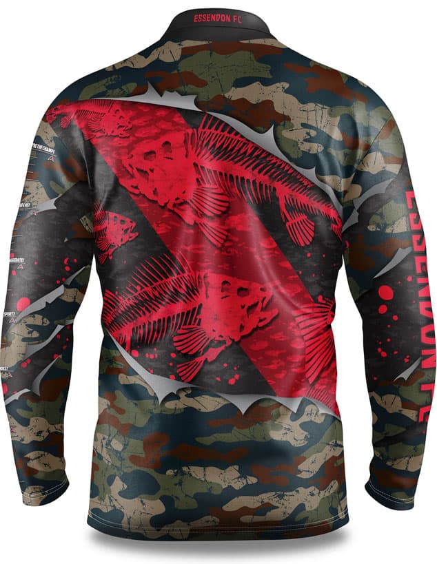 Essendon Bombers AFL Fishing 'Skeletor' Shirt