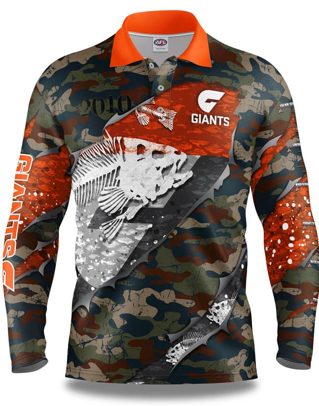 GWS Giants AFL Fishing 'Skeletor' Shirt