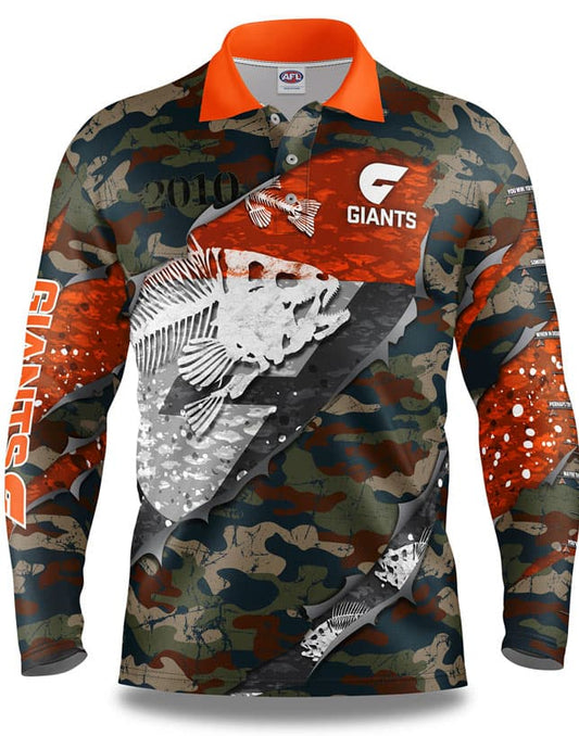 GWS Giants AFL Fishing 'Skeletor' Shirt