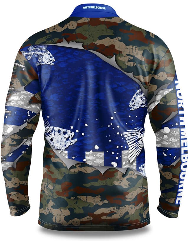 North Melbourne Kangaroos AFL Fishing 'Skeletor' Shirt