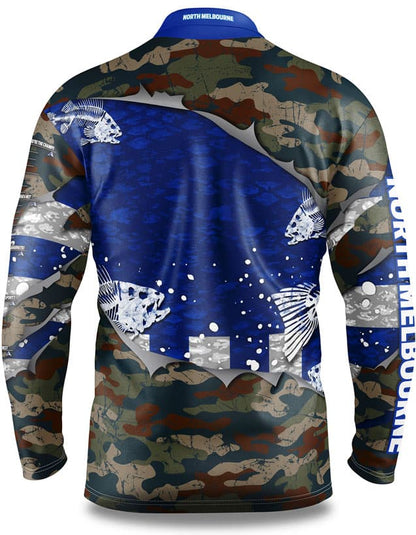 North Melbourne Kangaroos AFL Fishing 'Skeletor' Shirt