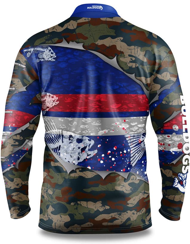 Western Bulldogs AFL Fishing 'Skeletor' Shirt