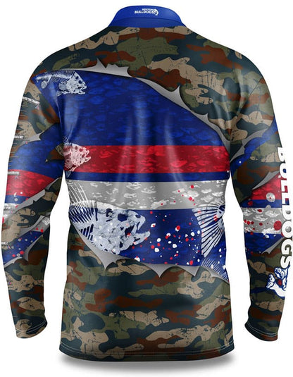 Western Bulldogs AFL Fishing 'Skeletor' Shirt