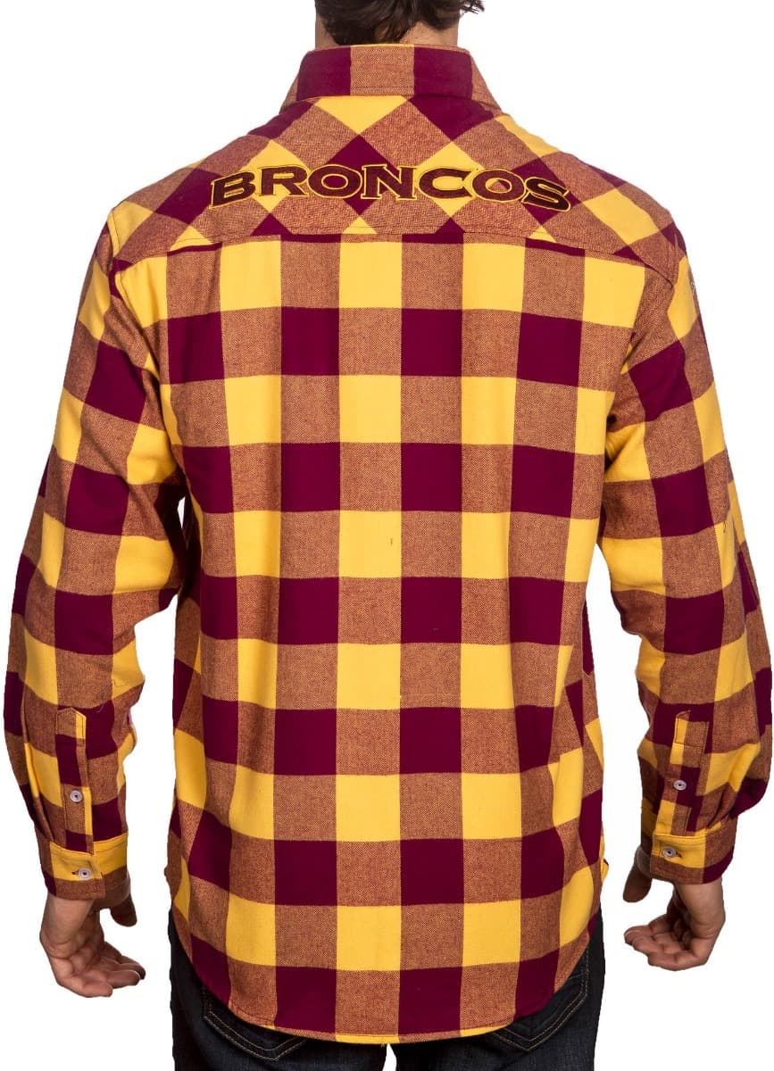 Brisbane Broncos NRL Mens "Axeman" Flannel Shirt