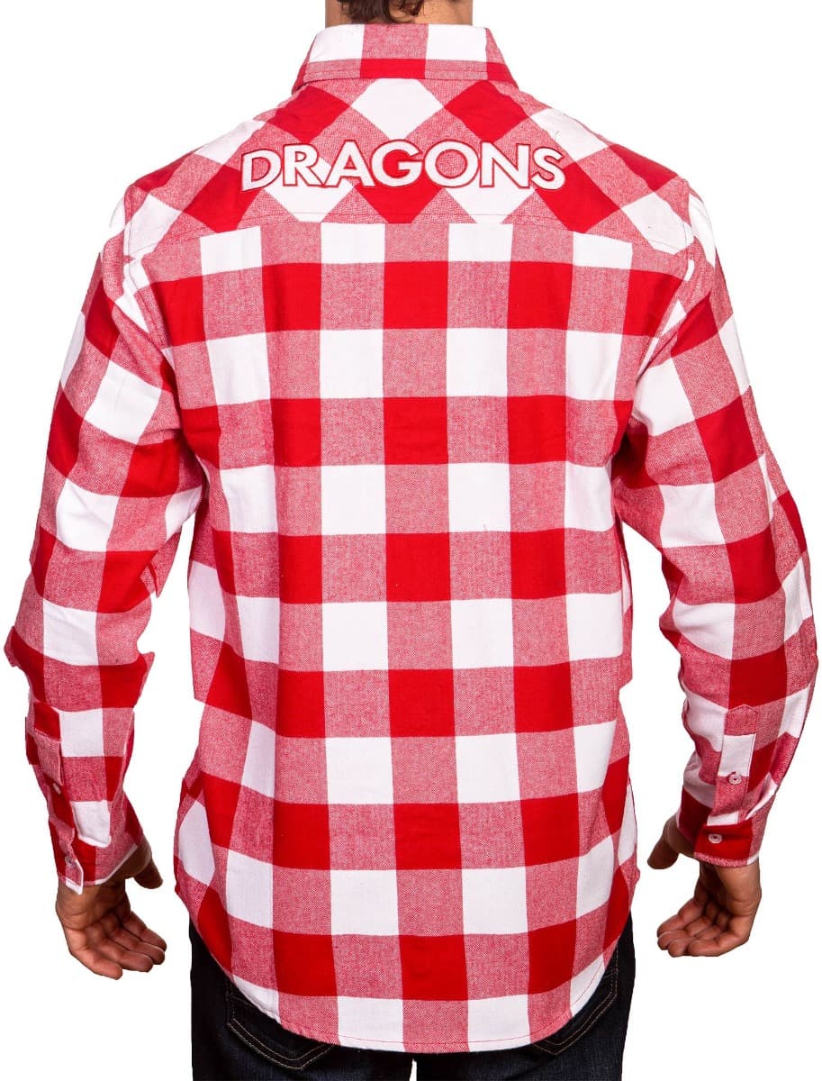 St George Dragons NRL Mens "Axeman" Flannel Shirt