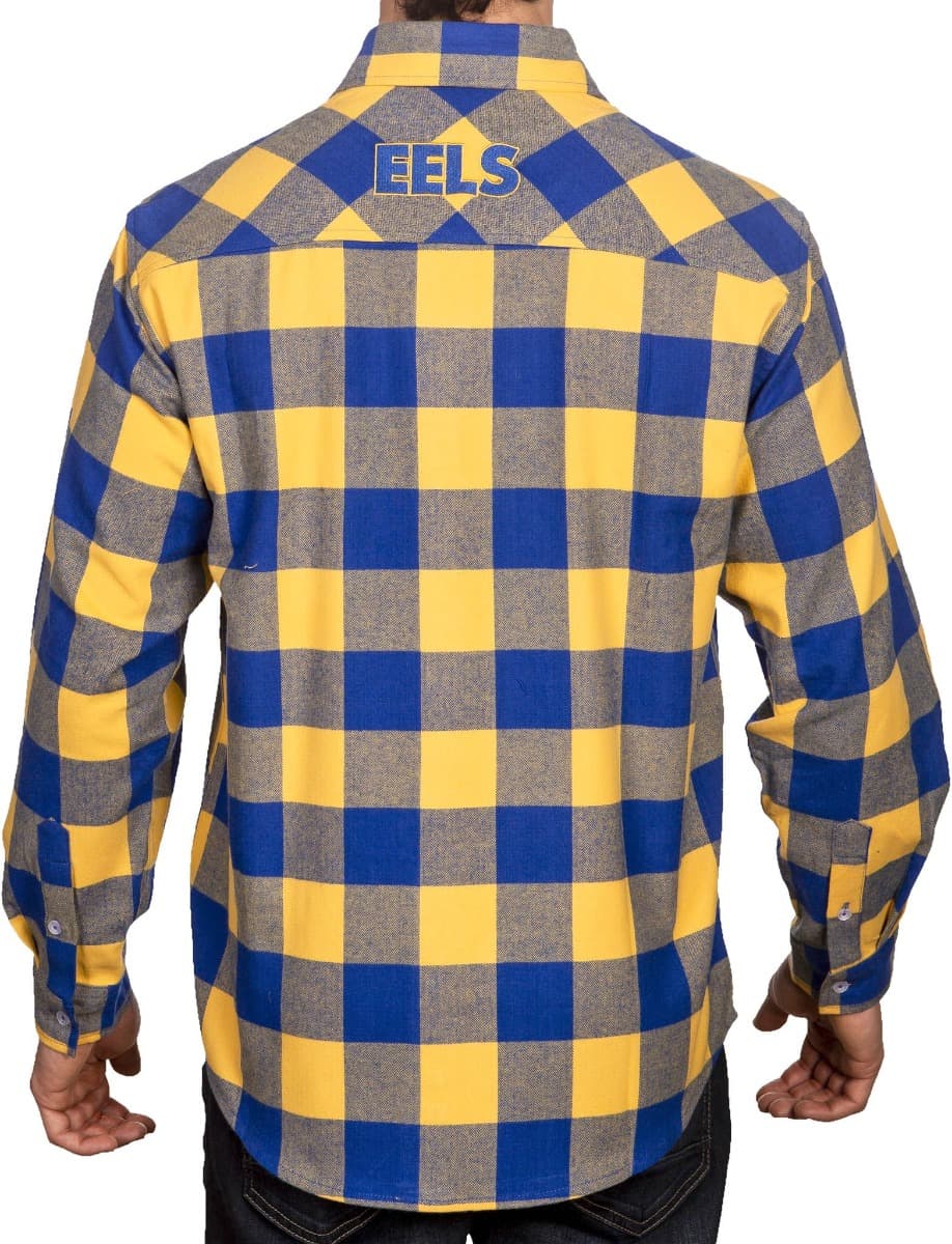 Parramatta Eels NRL Mens "Axeman" Flannel Shirt