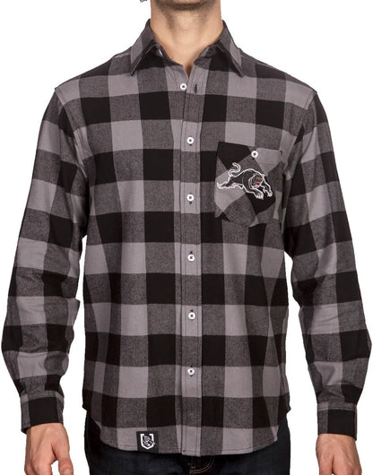 Penrith Panthers NRL Mens "Axeman" Flannel Shirt