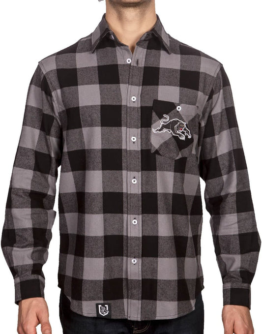 Penrith Panthers NRL Mens "Axeman" Flannel Shirt