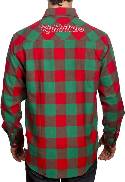 South Sydney Rabbitohs NRL Mens "Axeman" Flannel Shirt