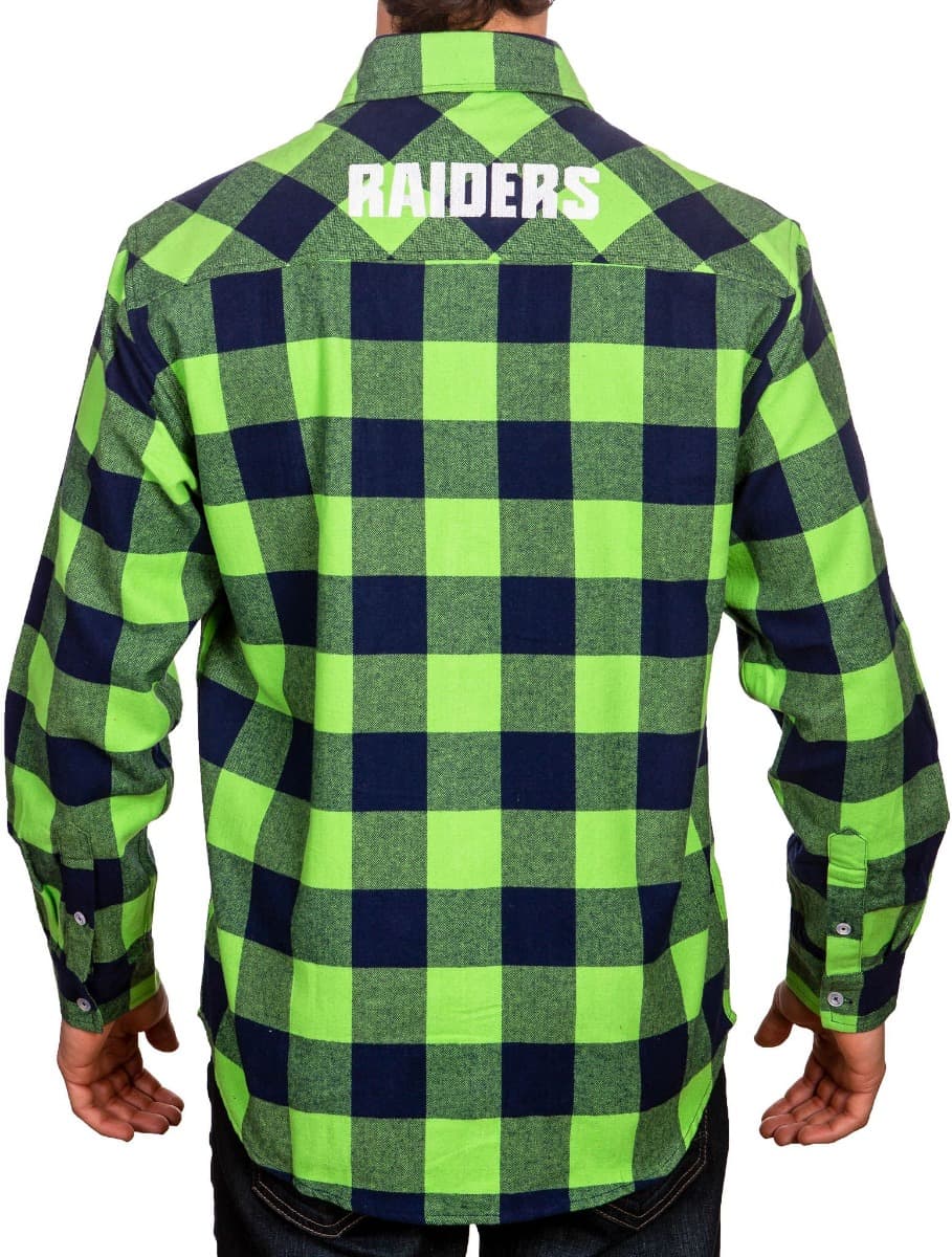 Canberra Raiders NRL Mens "Axeman" Flannel Shirt