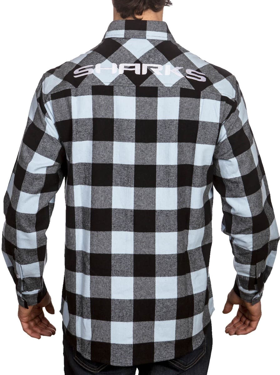Cronulla Sharks NRL Mens "Axeman" Flannel Shirt