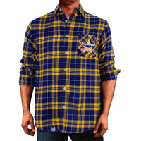 North Queensland Cowboys NRL Mens Flannel Shirt