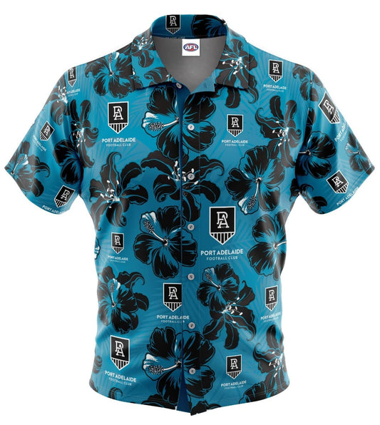 Port Adelaide Power AFL Mens Hawaiian Shirt