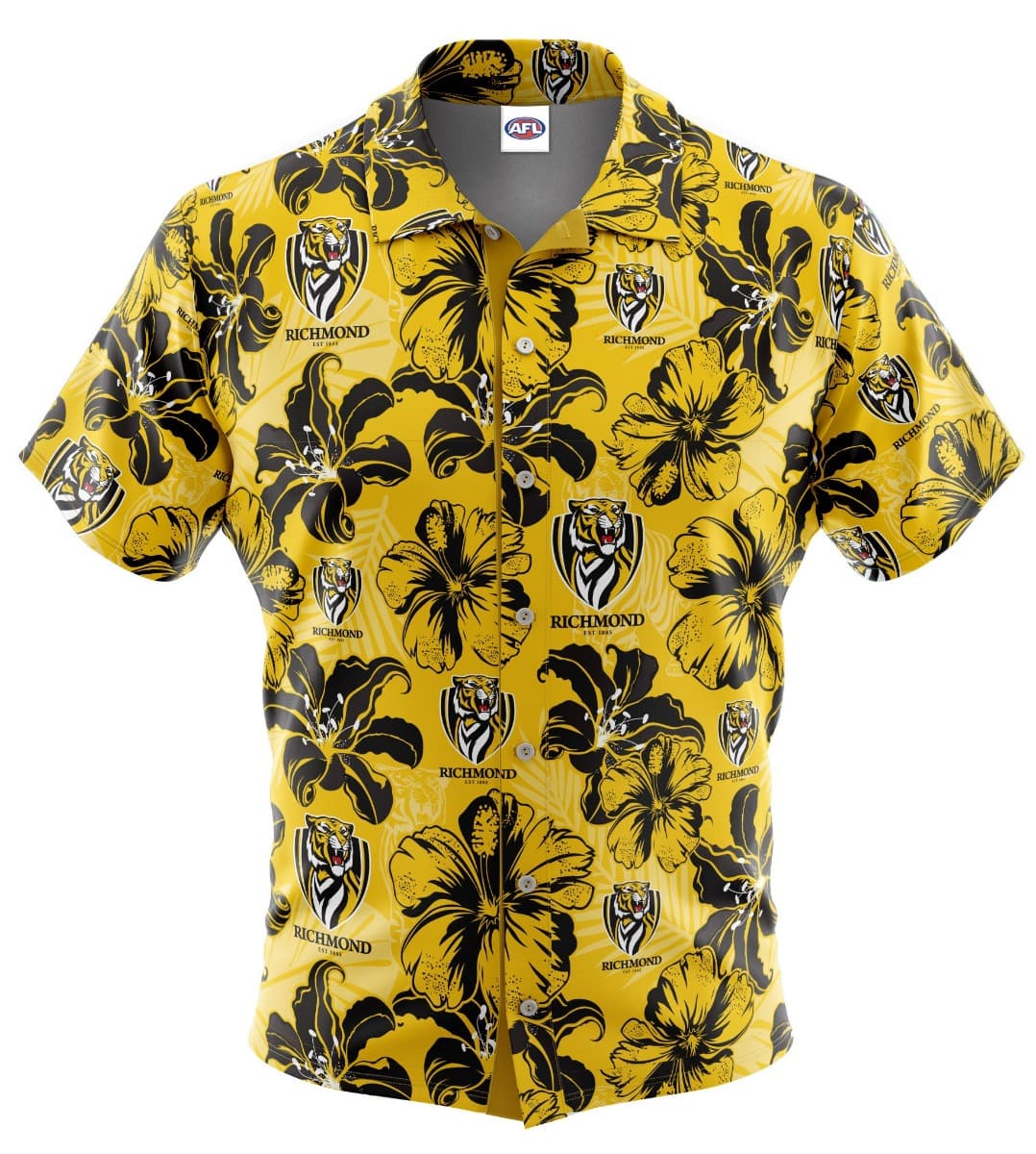 Richmond Tigers AFL Mens Hawaiian Shirt