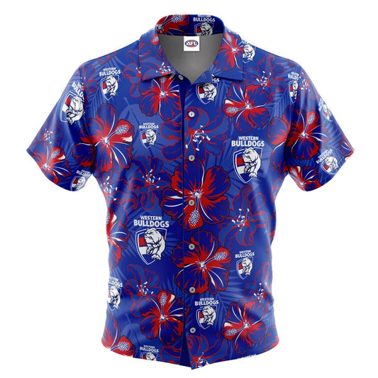 Western Bulldogs AFL Mens Hawaiian Shirt