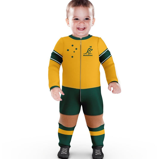 Australian Wallabies Infant Footysuit / Onesie