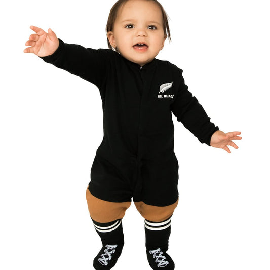 New Zealand All Blacks 2025 Rugby Union Toddler Footysuit
