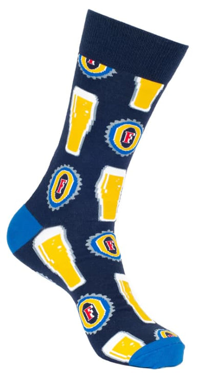Fosters Beer Top Glass Socks 70% OFF
