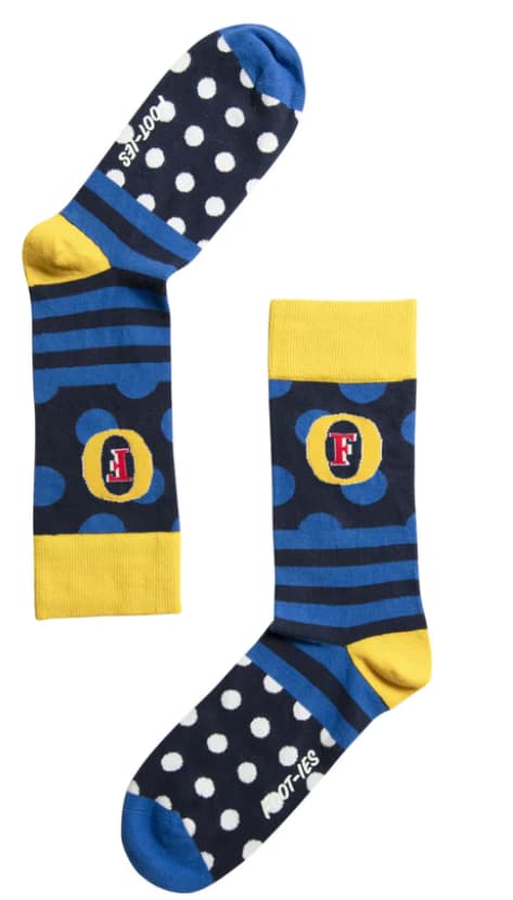 Fosters Beer Spot Stripe Socks 70% OFF