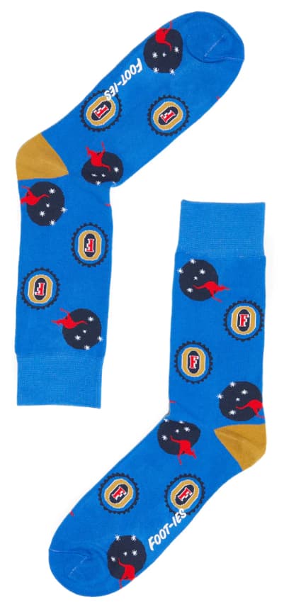 Fosters Beer Star Dots Socks 50% OFF