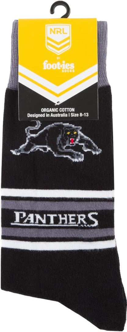 Penrith Panthers NRL Organic Stripe Cotton Socks