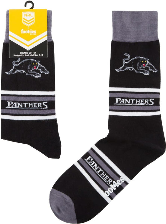 Penrith Panthers NRL Organic Stripe Cotton Socks